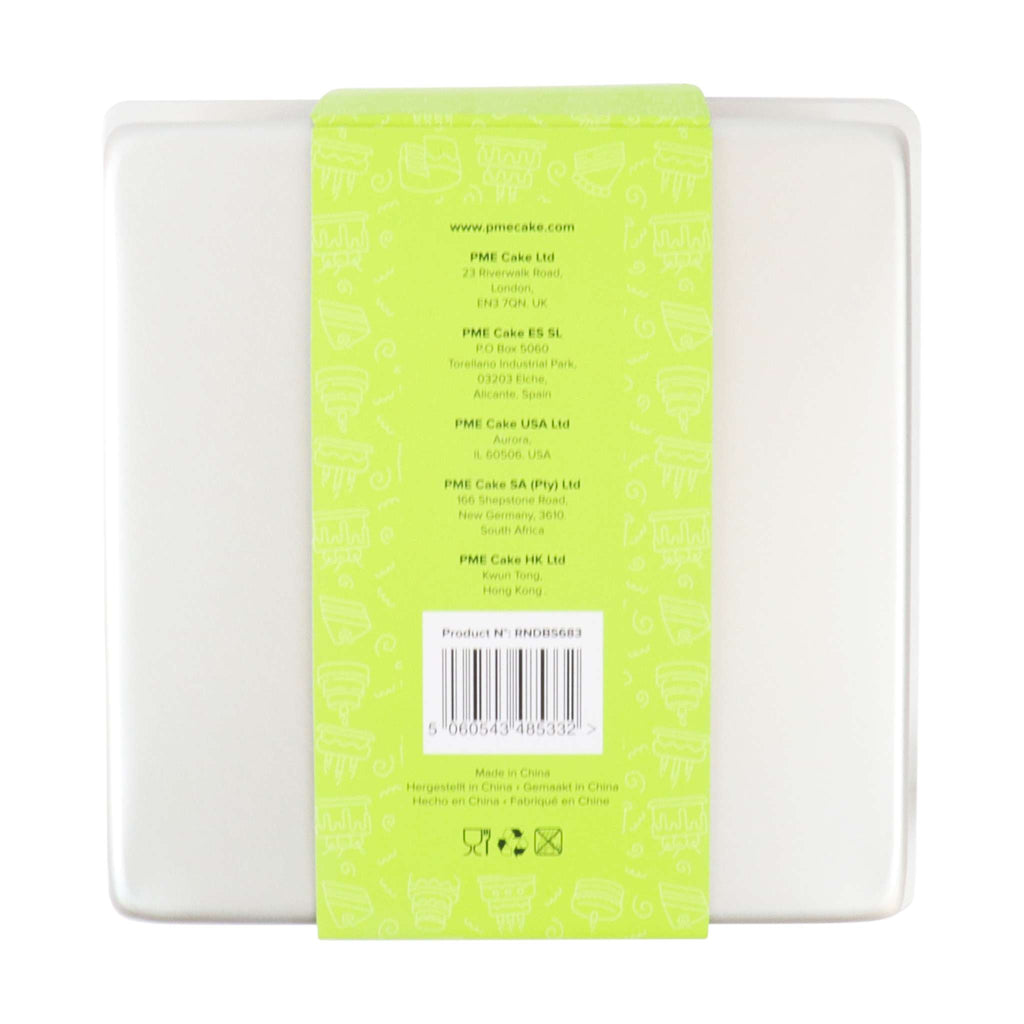 Starter Cake Pans - Redondos de 6 x 3 pulgadas, Cuadrados de 8 x 3 pulgadas, Set de 2