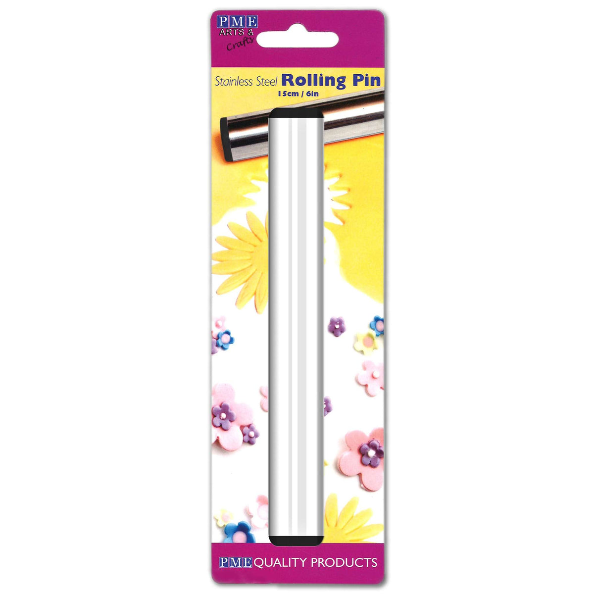 Stainless Steel Rolling Pin (15cm / 6in)
