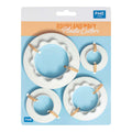 Klassische Formen-Ausstecher - Rund & Wellenförmig, Set aus 4 Stück