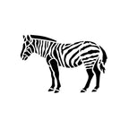 JEM Sjabloon - Zebra (64 x 96mm / 2.5 x 3.8")