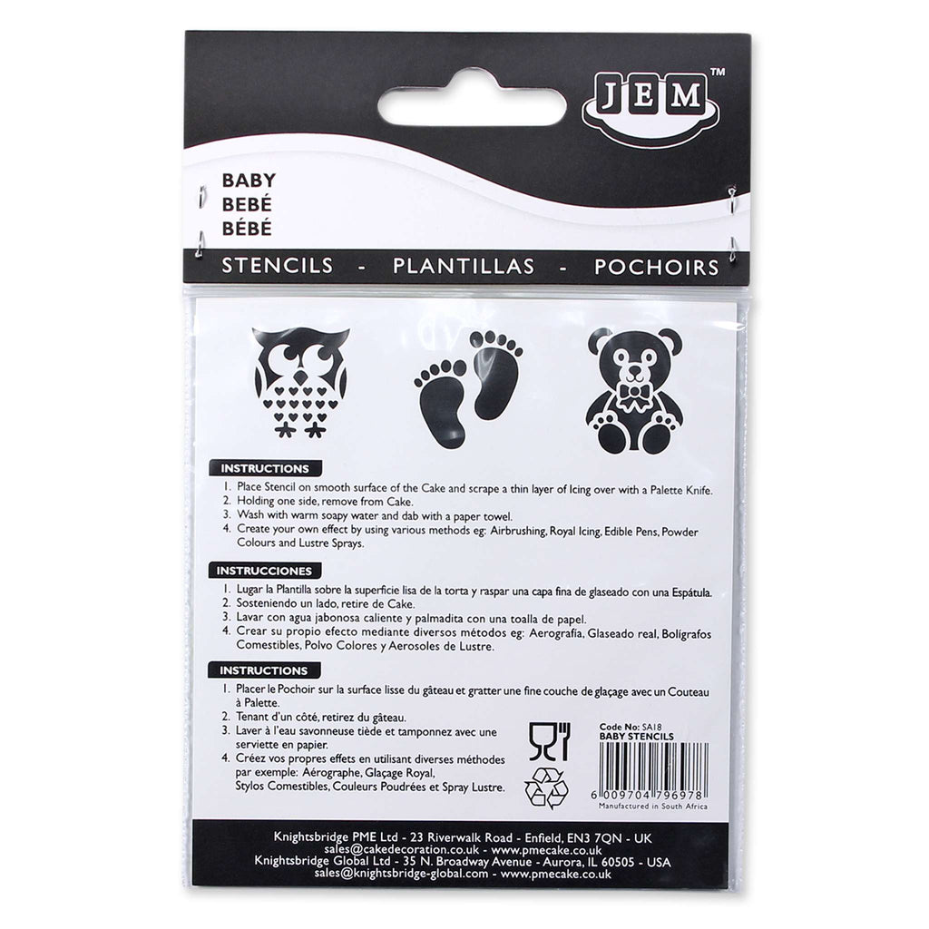 Pochoir JEM - Set de 3 bébés (90mm / 3.5")