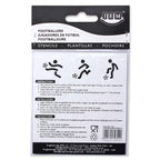 Footballers Stencils (Pk/3)
