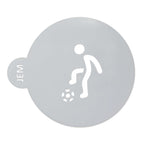 Footballers Stencils (Pk/3)