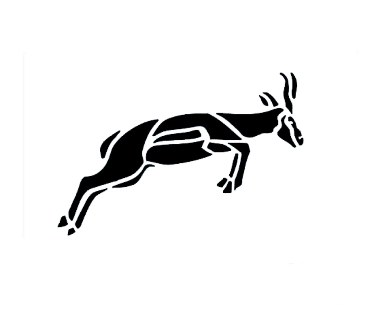JEM Schablone - Springbock (46 x 98mm / 2 x 4 Zoll)