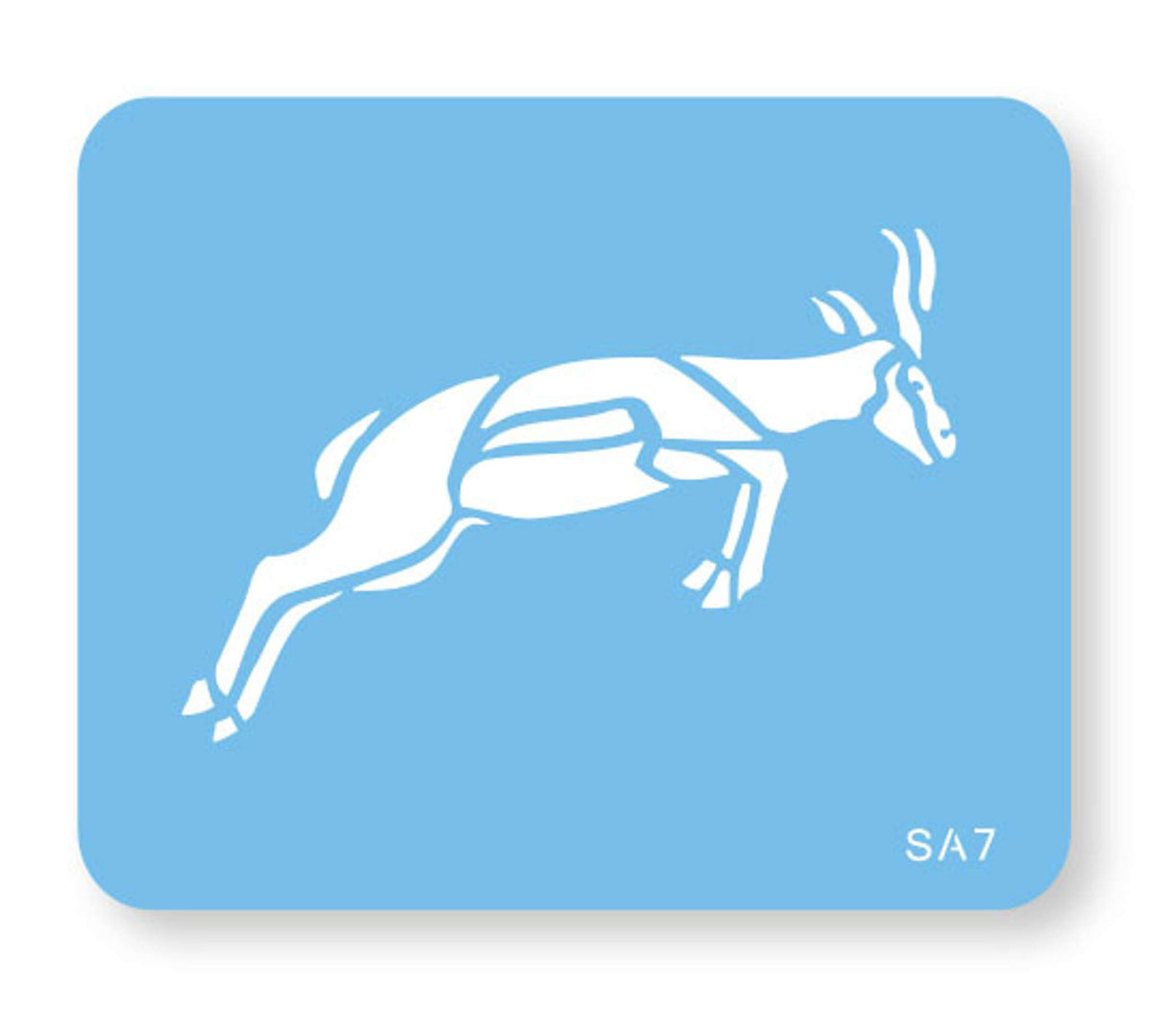 JEM Schablone - Springbock (46 x 98mm / 2 x 4 Zoll)