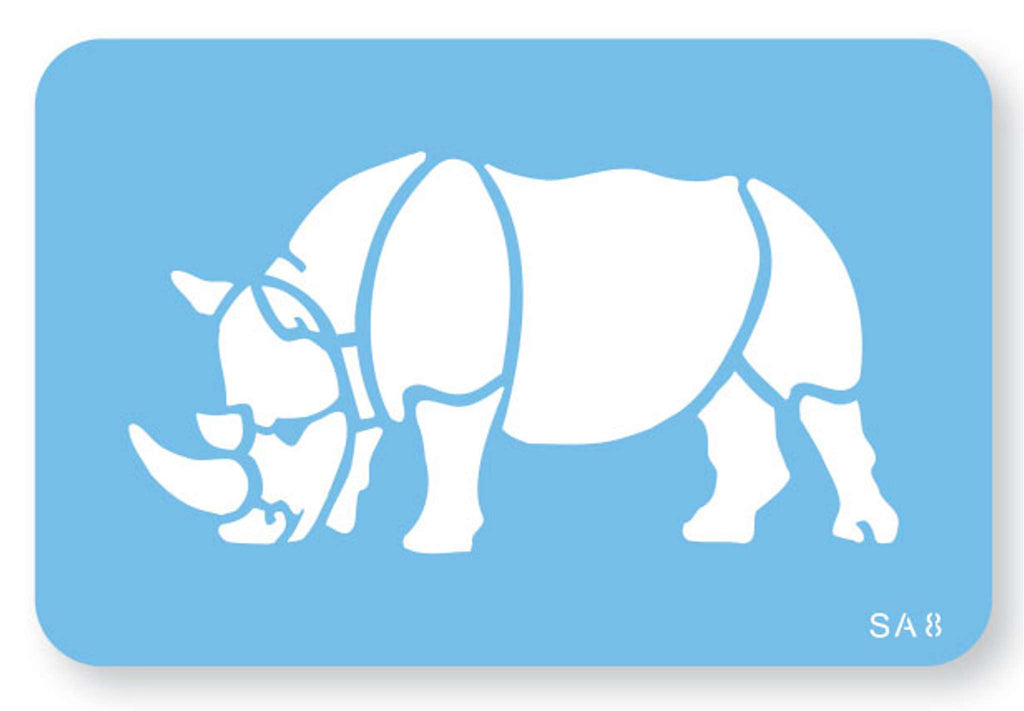 Pochoir JEM - Rhino (62 x 118mm / 2.44 x 4.65")
