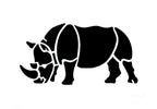 Pochoir JEM - Rhino (62 x 118mm / 2.44 x 4.65")