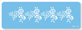 Pochoir JEM - Bordure de rose (162 x 42mm / 4.5 x 1.6")