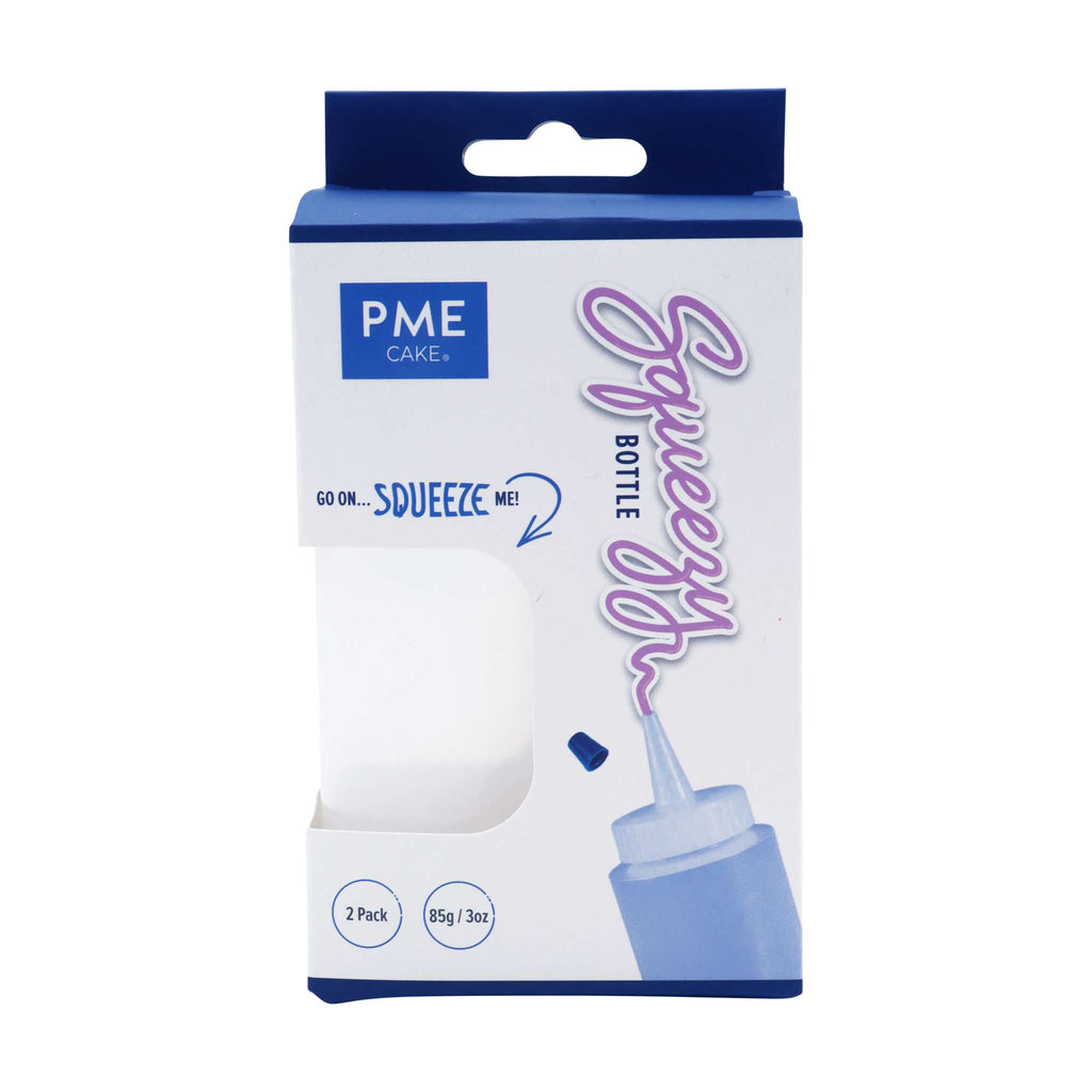 Plastic Knijpflesjes Pk/2 (2 x 85g / 3oz)