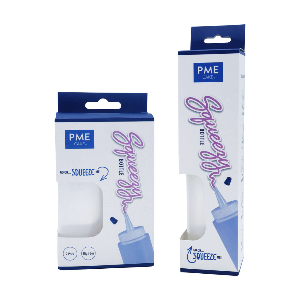 Plastic Knijpflesjes Pk/2 (2 x 85g / 3oz)