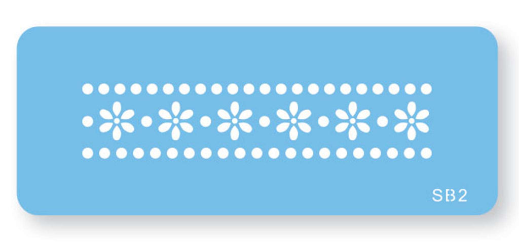 Daisy And Dots Border