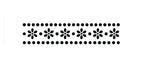 Daisy And Dots Border