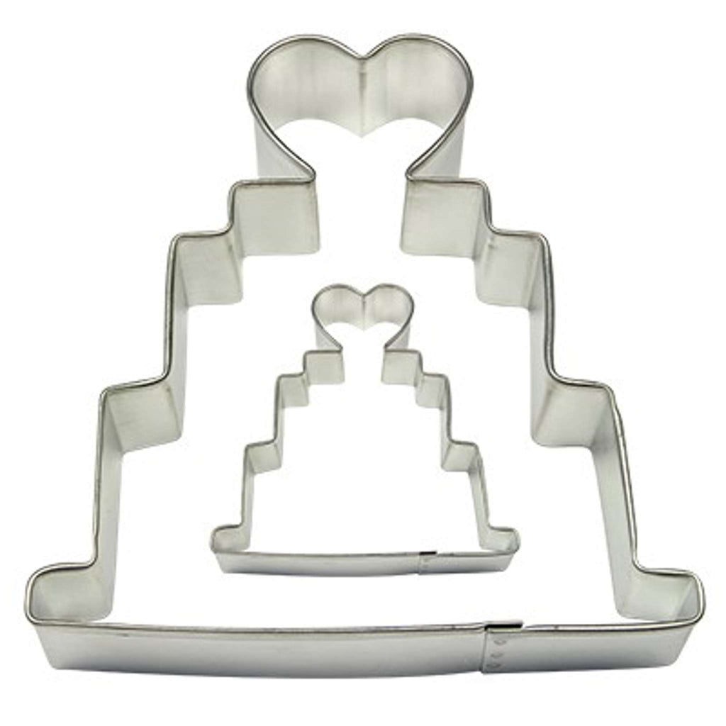 Emporte-pièces Cookie & Cake - Ensemble de 2 Gâteaux de mariage