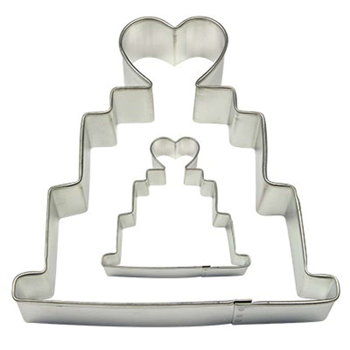Emporte-pièces Cookie & Cake - Ensemble de 2 Gâteaux de mariage
