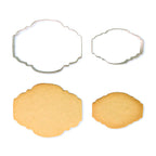 Cookie & Kuchen - Plaketten-Ausstecher, Stil 2, Set aus 2 Stück
