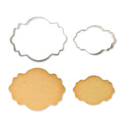 Découpoir de plaque pour biscuits & gâteaux - Style 4 Ensemble de 2