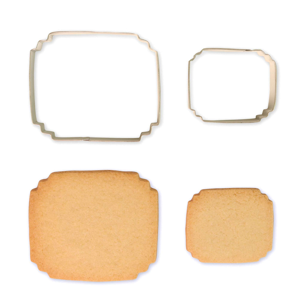 Juego de 2 Cortadores para Placas de Galletas y Tartas Estilo 5
