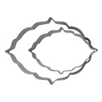 Cookie & Kuchen - Plaketten-Ausstecher, Stil 6, Set aus 2 Stück