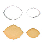 Cookie & Kuchen - Plaketten-Ausstecher, Stil 6, Set aus 2 Stück