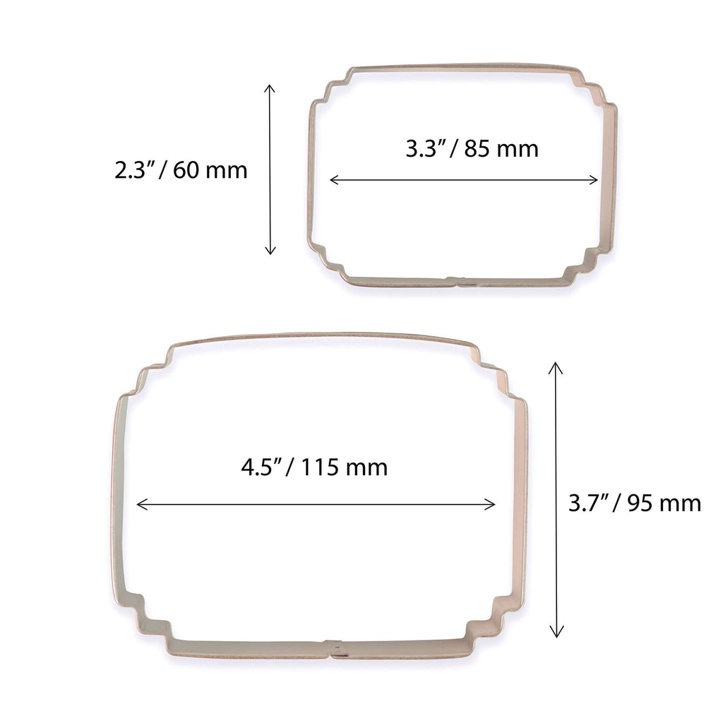 Koekjes- en Taartplakvorm Stijl 7 Set van 2