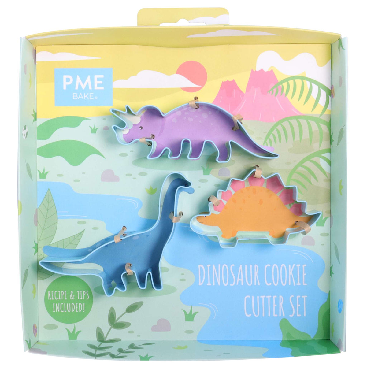Dinosaur Koekjesvorm Set van 3