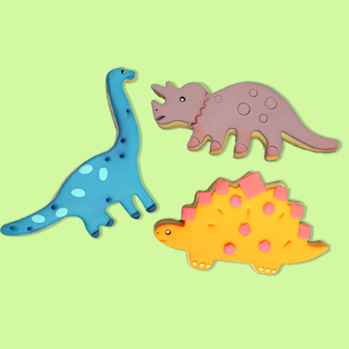 Dinosaur Koekjesvorm Set van 3