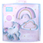 Einhorn Plätzchenausstecher-Set mit 3 Stück