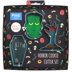 Set de 3 cortadores de galletas de Terror