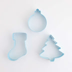 Festlicher Weihnachtsplätzchenausstecher-Set mit 3 Stück