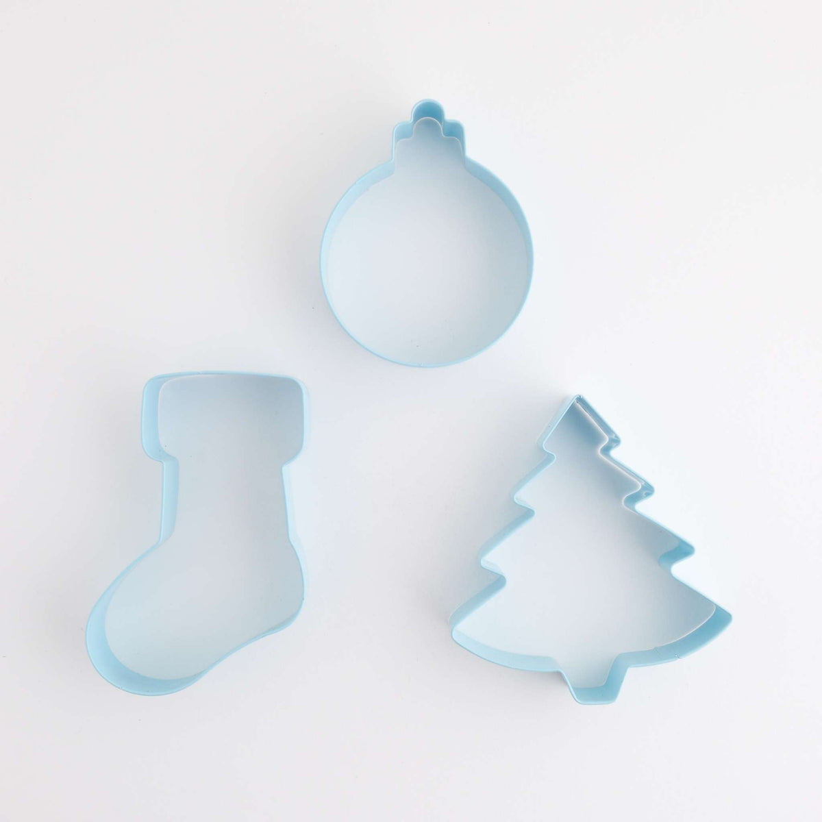 Festlicher Weihnachtsplätzchenausstecher-Set mit 3 Stück