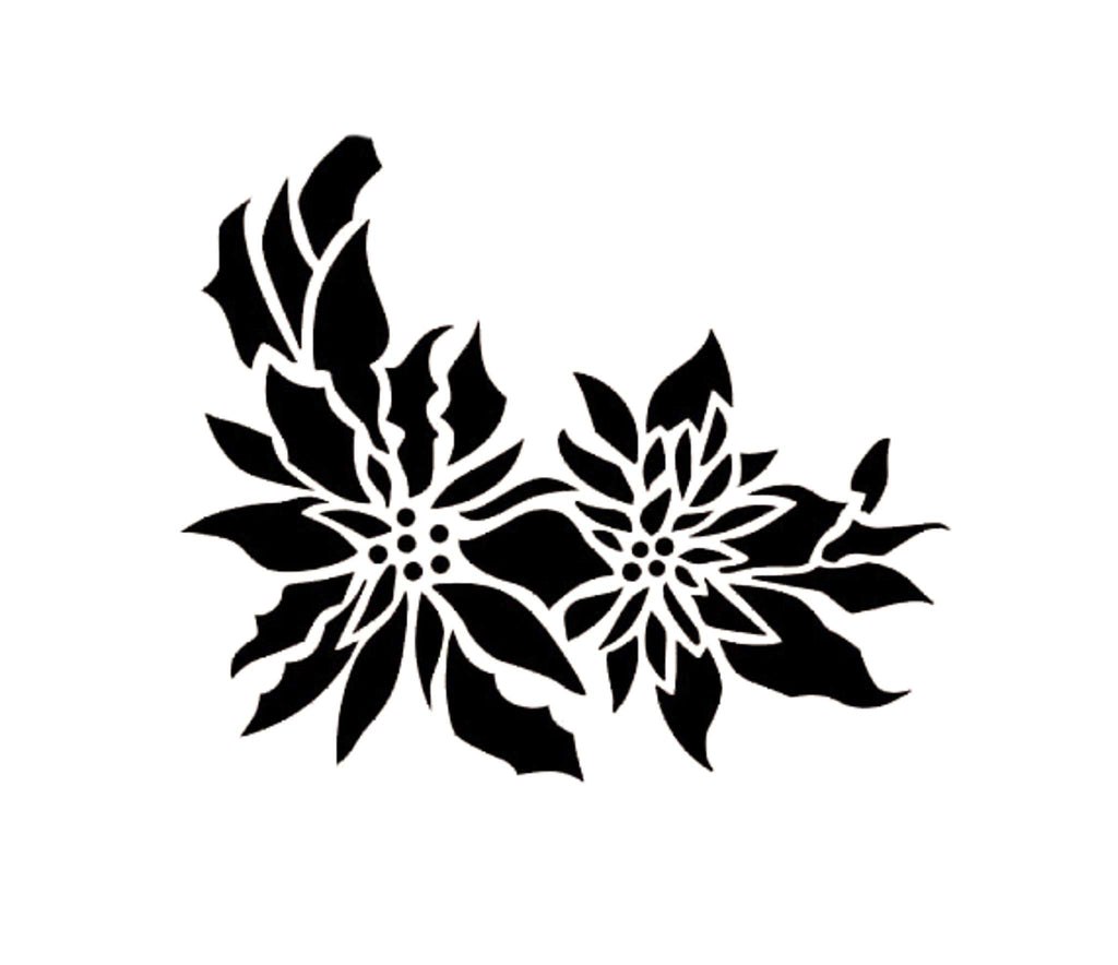 JEM Pochoir - Poinsettia (104 x 93mm / 4 x 3.6")