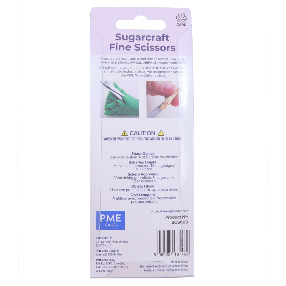 Sugarcraft Fine Scissors (Blade Length 32mm / 1.25")