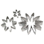 Edelstahl-Ausstecher - Gänseblümchen, 3-teiliges Set