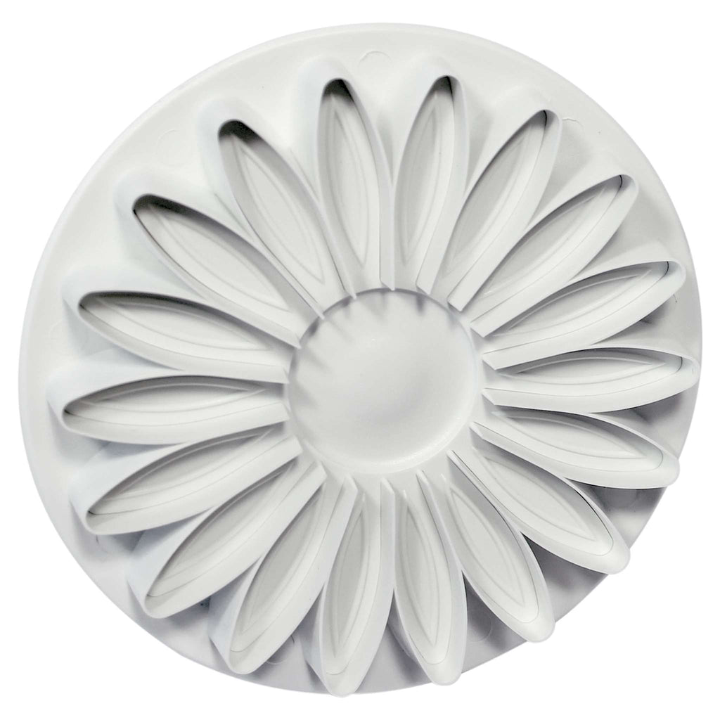 Floral Ausstecher mit Auswerfer - XL Adrige Sonnenblume Margerite Gerbera (85mm / 3.3")