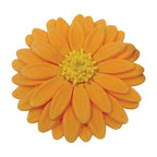 Emporte-pièces floraux à poussoir - Ensemble de 3 Marguerites Tournesol Gerbera à nervures S/M/L