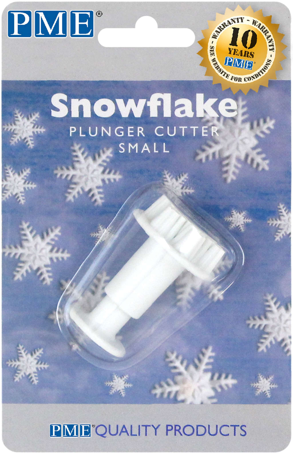 Découpoir Fantaisie à Éjecteur - Petit Flocon de Neige