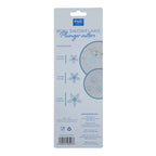 Neuheits-Plunger-Ausstecher - S/M/L Mini-Schneeflocken, Set aus 3 Stück