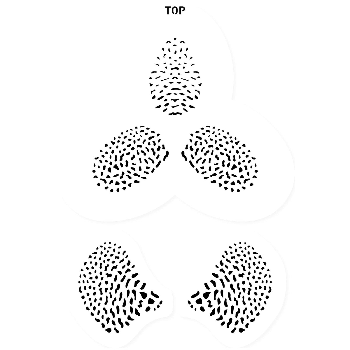 Orchid Dots Set of 3