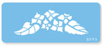 Pochoir JEM - Hortensia (107 x 36mm / 4.2 x 1.4")