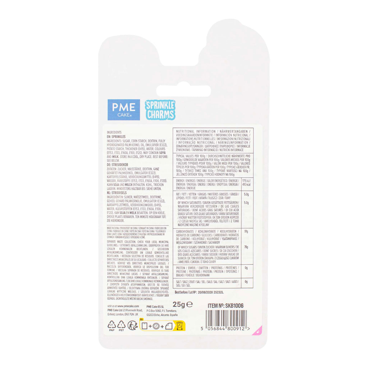 Colourful Eyes Sprinkle Charms (0.9oz / 25g)