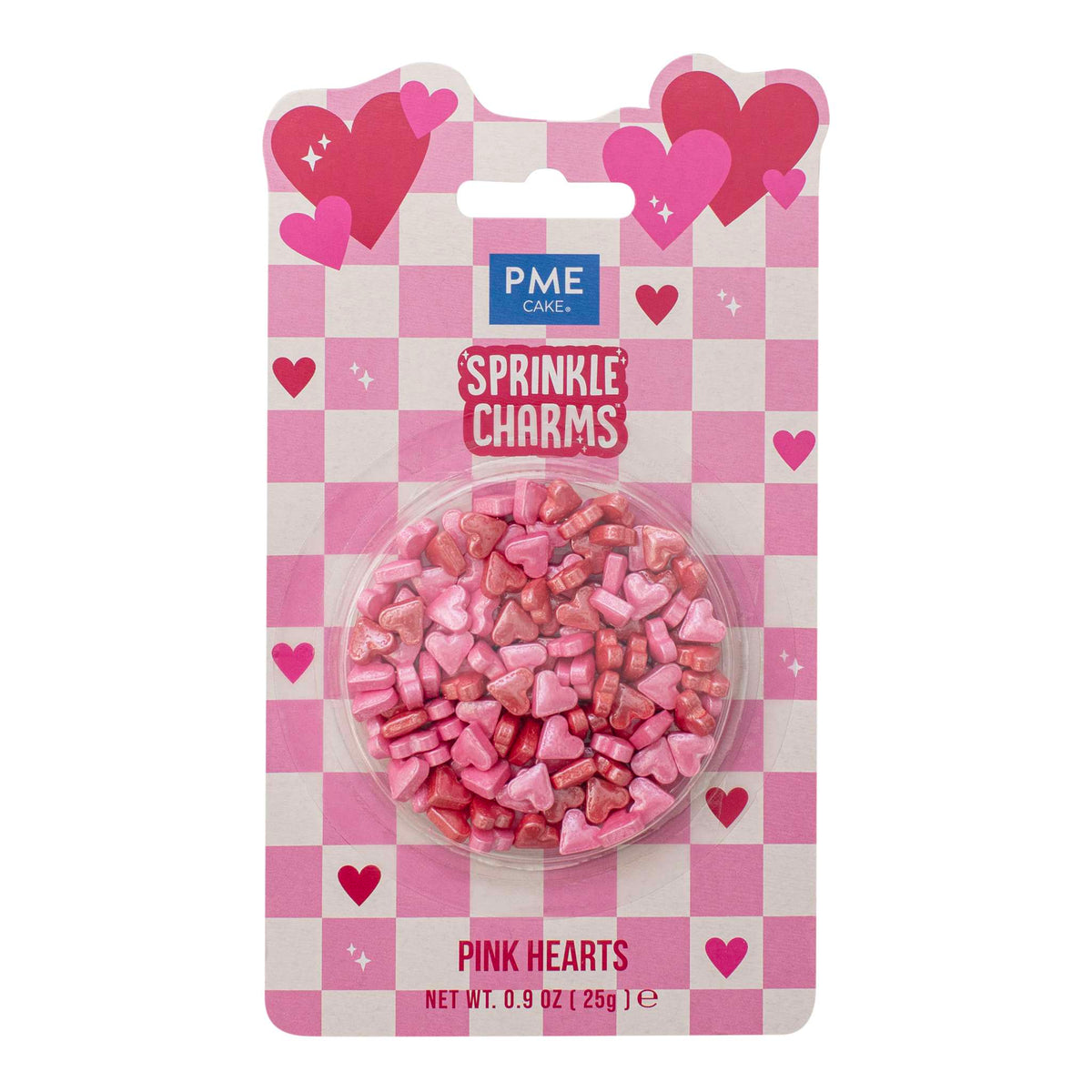Pink Hearts Sprinkle Charms (0.9oz / 25g)