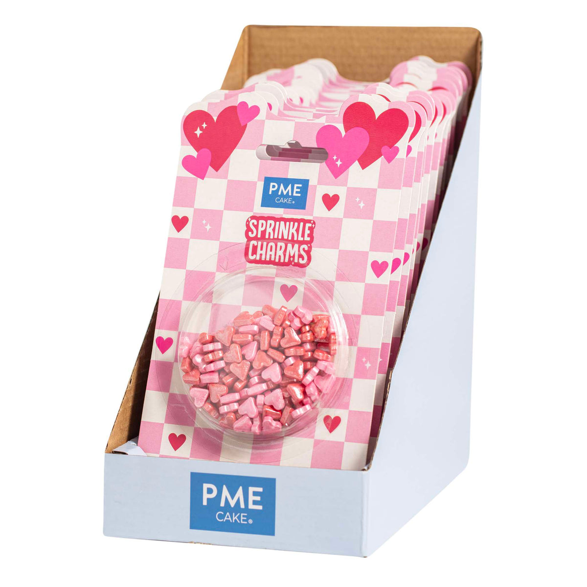 Pink Hearts Sprinkle Charms (0.9oz / 25g)