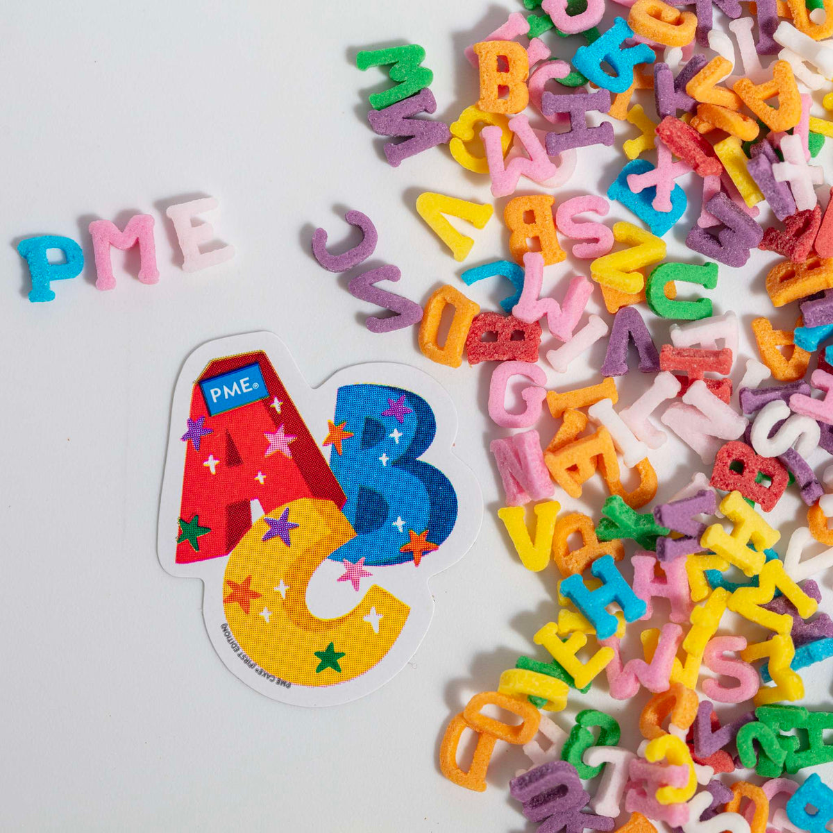 Rainbow Alphabet Sprinkle Charms (0.9oz / 25g)
