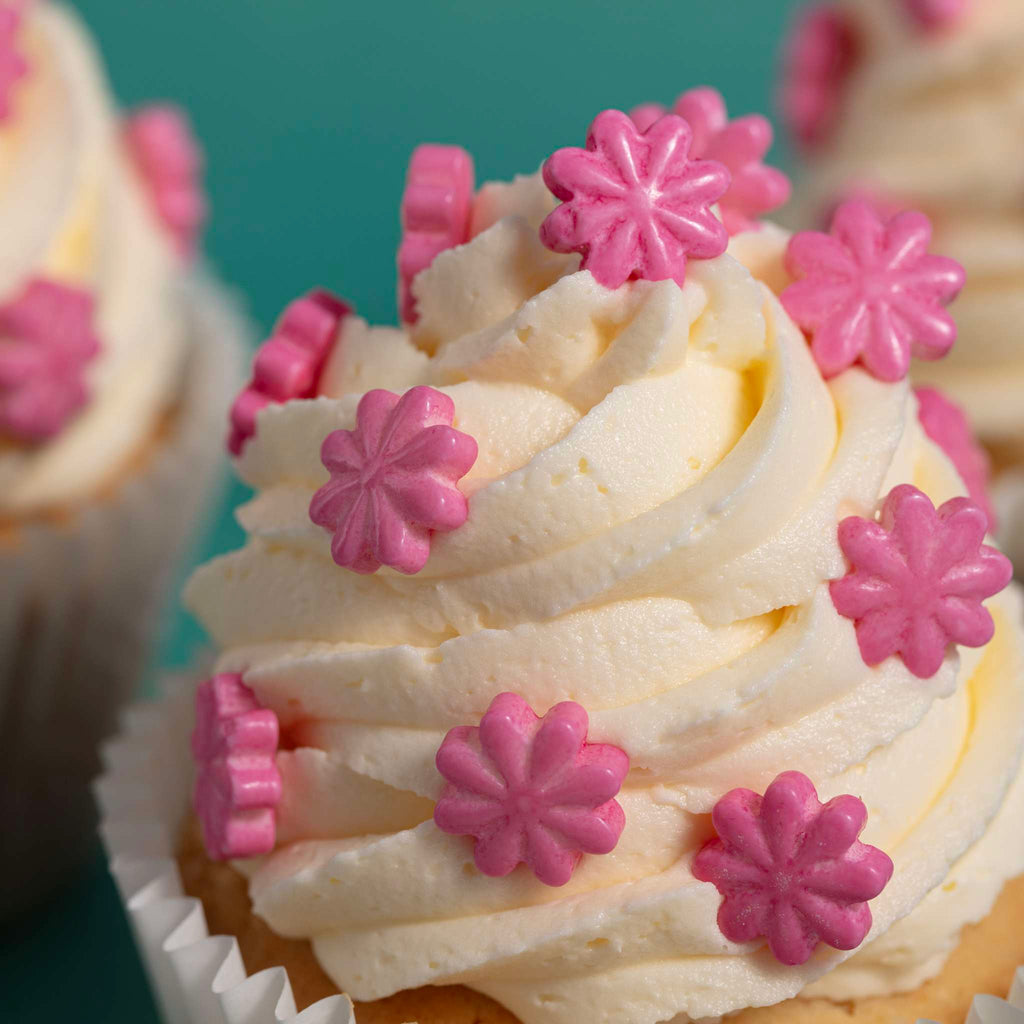 Pink flowers Sprinkle Charms (0.9oz / 25g)