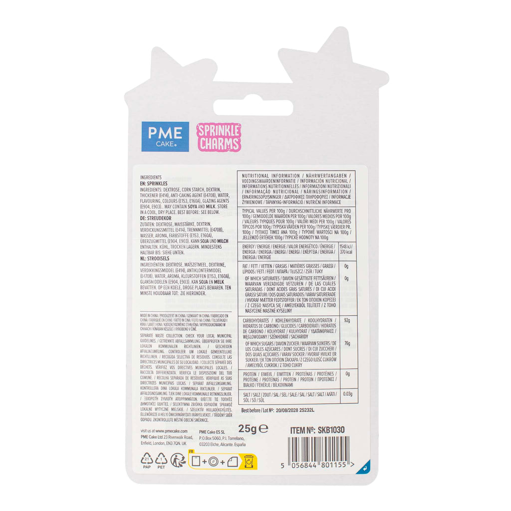 Yellow Stars Sprinkle Charms (0.9oz / 25g)