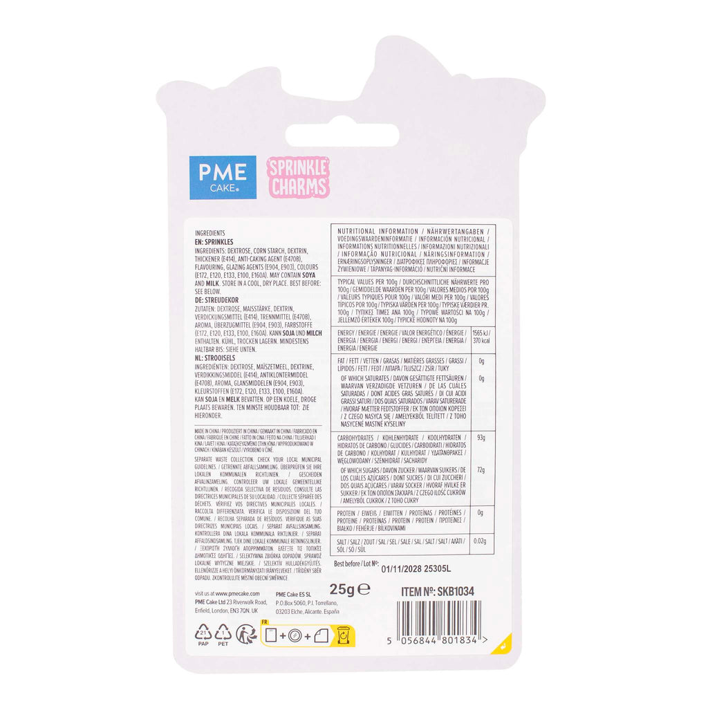 Pastel Bows Sprinkle Charms (0.9oz / 25g)