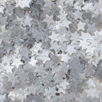 Formas de Glitter Comestible Estrellas Plata (1g / 0.03oz)