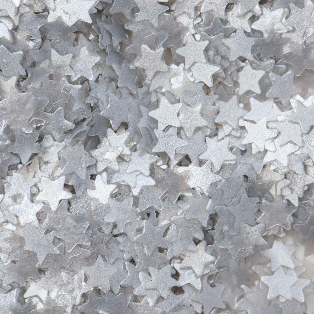 Silver Stars Glitter Shapes (0.03oz / 1g)