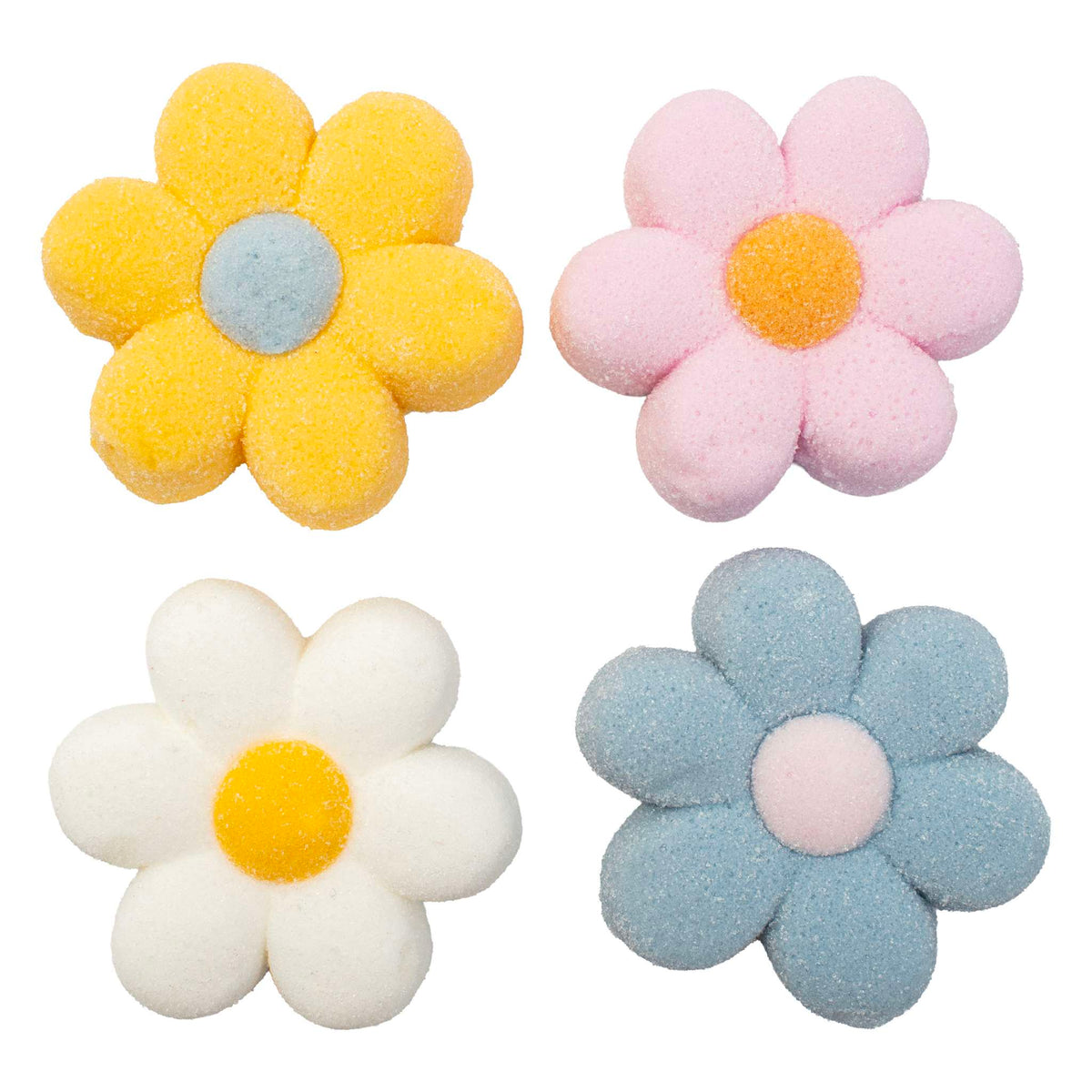 Pastel Flowers Marshmallow Treats Pk/12 (180g / 6.34oz)