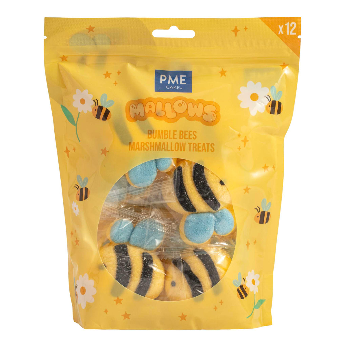 Bumble Bees Marshmallow Treats Pk/12 (180g / 6.34oz)